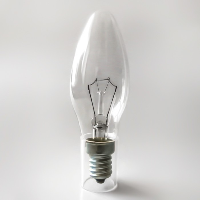 Лампа накаливания Лисма, E14, 60 Вт, 660 лм