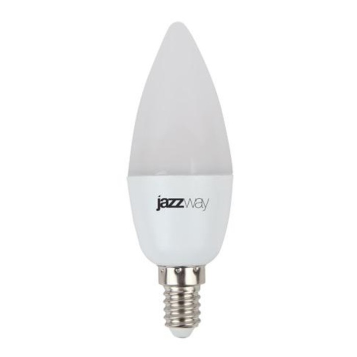 Лампа светодиодная JazzWay, E14, 7 Вт, 530 лм, 3000 К, свечение тёплое белое - Фото 1