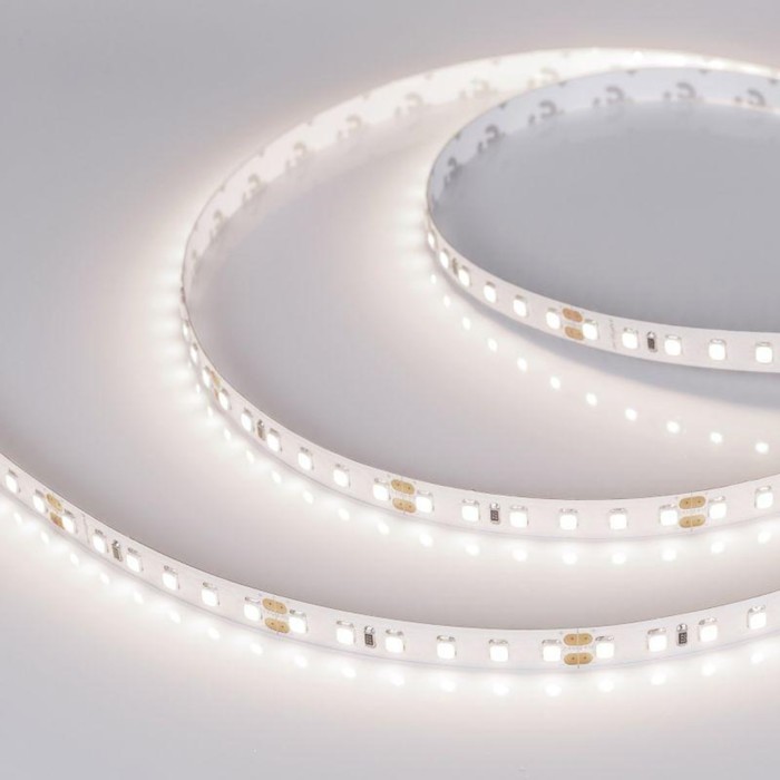 Светодиодная лента Arlight 8х1 мм, 5 м, IP20, 2835, 120 LED/м, 14 Вт/м, 24 В, 4000К, свечение белое - Фото 1