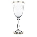Набор бокалов для вина Crystalex «Анжела. Golden Stemm», 250 мл, 6 шт - фото 300967257