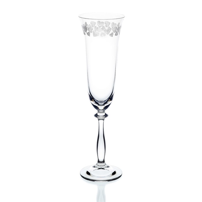 Набор бокалов для шампанского Crystalex «Анжела. Любовь», 190 мл, 2 шт - Фото 1