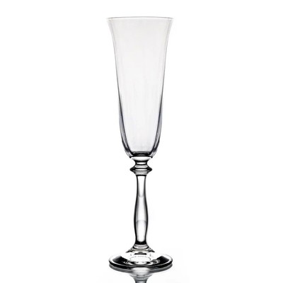 Набор бокалов для шампанского Crystalex «Анжела. Оптика», 190 мл, 2 шт