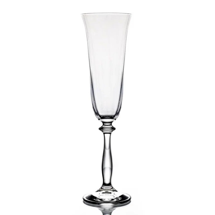 Набор бокалов для шампанского Crystalex «Анжела. Оптика», 190 мл, 2 шт - Фото 1