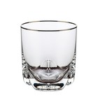 Набор стаканов для виски Crystalex «Барлайн. Отводка платиной», 280 мл, 6 шт - фото 300967269
