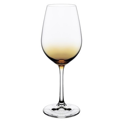 Набор бокалов для вина Crystalex «Виола», 350 мл, 6 шт, цвет оранжевый