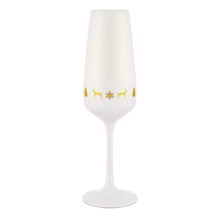 Набор бокалов для шампанского Crystalex «Жизель. Скандиванский винтаж», 190 мл, 6 шт - Фото 1