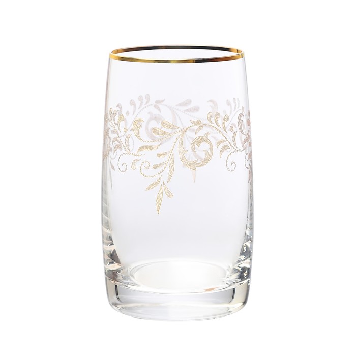 Набор стаканов для воды Crystalex «Идеал. Golden Stemm», 250 мл, 6 шт - Фото 1