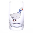 Набор стаканов для воды Crystalex «Идеал. Гуси», 250 мл, 6 шт - фото 300967294