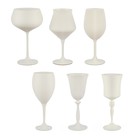 Набор бокалов для вина Crystalex «Магнолия. Гамбит», 350 мл, 6 шт, цвет белый - фото 300967299
