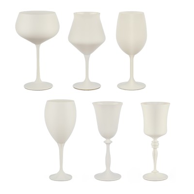 Набор бокалов для вина Crystalex «Магнолия. Гамбит», 350 мл, 6 шт, цвет белый