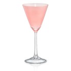 Набор рюмок Crystalex «Пралайн», 90 мл, 4 шт, цвет розовый - фото 300967308