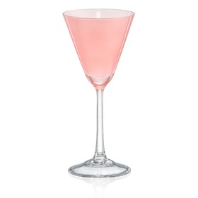 Набор рюмок Crystalex «Пралайн», 90 мл, 4 шт, цвет розовый