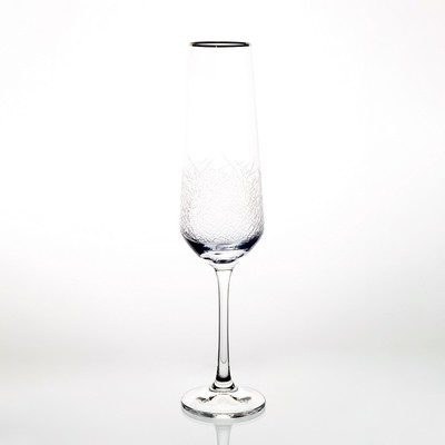 Набор бокалов для шампанского Crystalex «Сандра. Frost», 200 мл, 6 шт