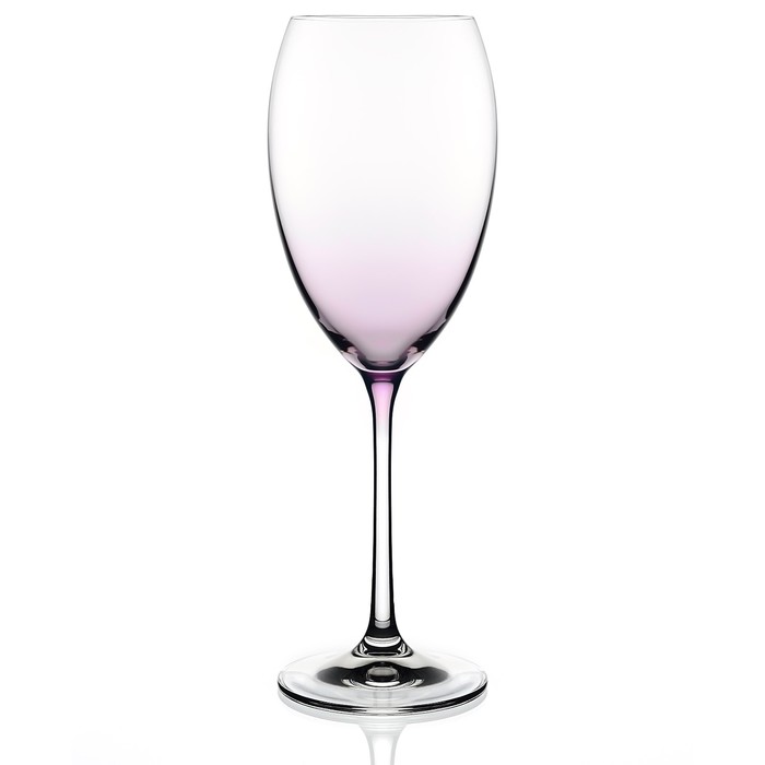 Набор бокалов для вина Crystalex «София», 390 мл, 2 шт, цвет фиолетовый - Фото 1
