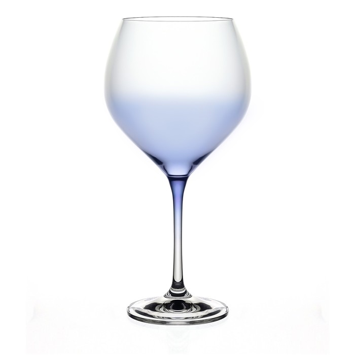 Набор бокалов для вина Crystalex «София», 650 мл, 2 шт, цвет фиолетовый - Фото 1