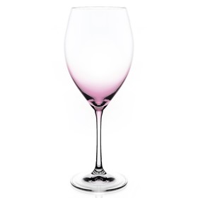 Набор бокалов для вина Crystalex «София», 490 мл, 2 шт, цвет розовый