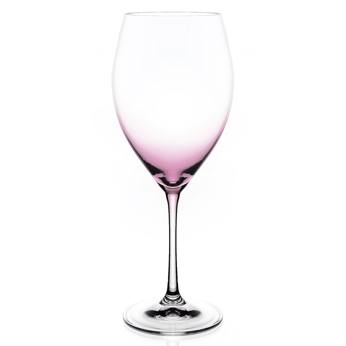 Набор бокалов для вина Crystalex «София», 490 мл, 2 шт, цвет розовый - Фото 1
