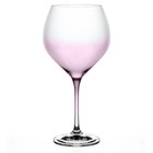 Набор бокалов для вина Crystalex «София», 650 мл, 2 шт, цвет розовый - фото 300967345