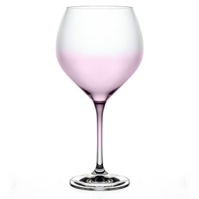 Набор бокалов для вина Crystalex «София», 650 мл, 2 шт, цвет розовый