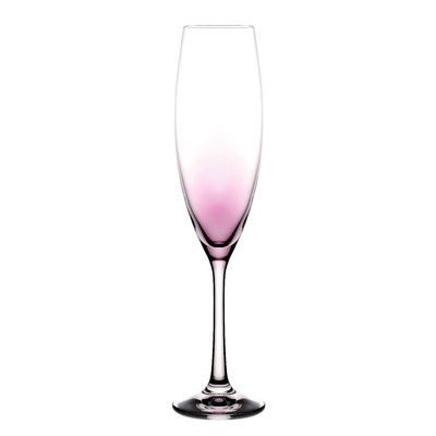 Набор бокалов для шампанского Crystalex «София», 230 мл, 2 шт, цвет розовый