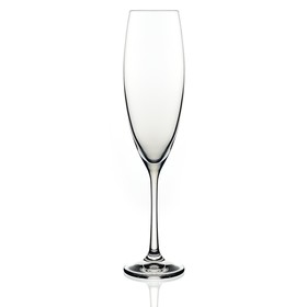 Набор бокалов для шампанского Crystalex «София», 230 мл, 2 шт, цвет серый