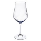 Набор бокалов для вина Crystalex «Тулипа. Оптика», 350 мл, 6 шт - фото 300967351