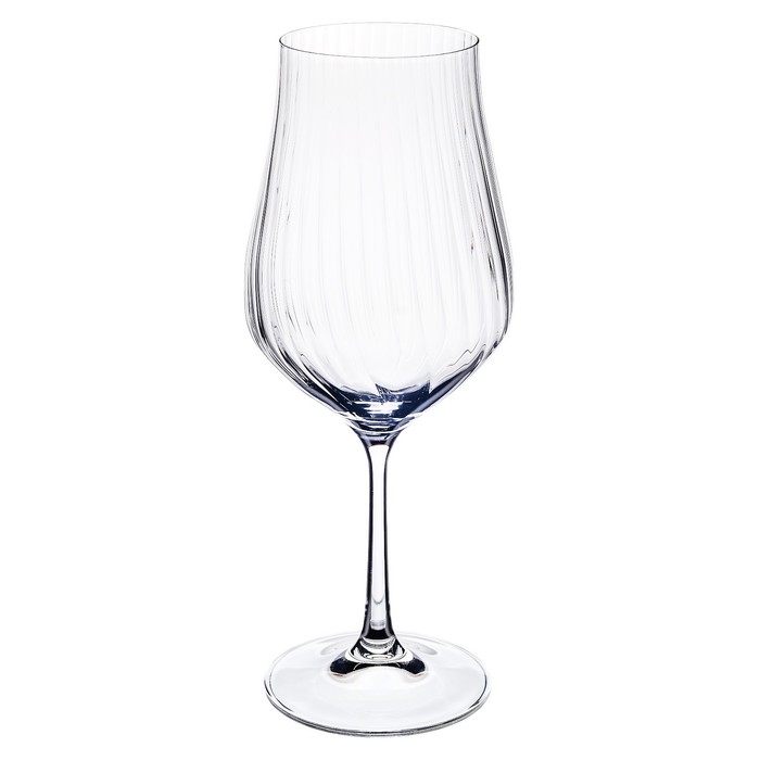 Набор бокалов для вина Crystalex «Тулипа. Оптика», 350 мл, 6 шт - Фото 1