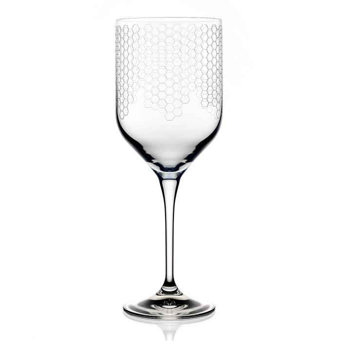 Набор бокалов для вина Crystalex «Ума. Honeycomb», 400 мл, 2 шт - Фото 1