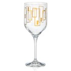 Набор бокалов для вина Crystalex «Ума. Роскошный контур», 400 мл, 6 шт - фото 300967357