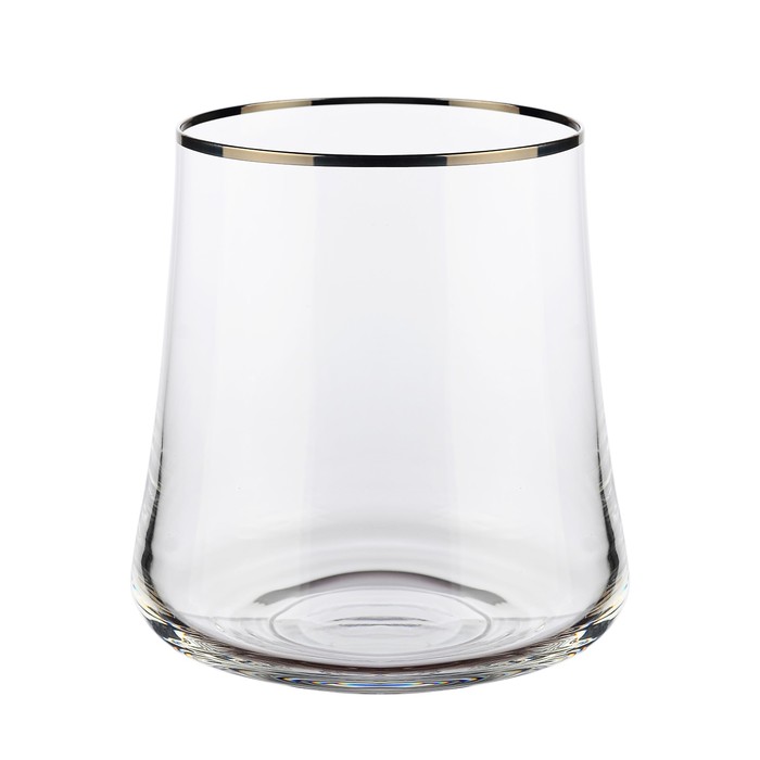 Набор стаканов для виски Crystalex «Экстра. Отводка платиной», 350 мл, 6 шт - Фото 1