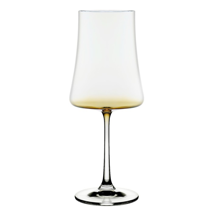 Набор бокалов для вина Crystalex «Экстра», 560 мл, 6 шт, цвет жёлто-коричневый - Фото 1
