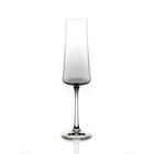 Набор бокалов для шампанского Crystalex «Экстра», 210 мл, 6 шт, цвет серый - фото 300967365