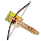 Арбалет с ручкой мини с пластиковой дугой, 29 см, из бука - фото 9103895
