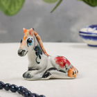 Сувенир «Лошадь», гжель, цвет, 6,5х8,5 см - фото 321578689