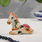 Сувенир «Лошадь», гжель, цвет, 6,5х8,5 см - Фото 2