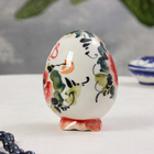 Сувенир «Яйцо на ножках», гжель, цвет, 10х7 см - фото 9844316