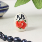 Сувенир «Яйцо малое», 3,5х2 см, гжель, цвет - фото 321578754