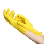 Перчатки латексные хозяйственные размер L, 30 гр, цвет желтый - фото 9900185