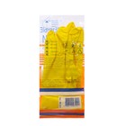 Перчатки латексные хозяйственные размер L, 30 гр, цвет желтый - Фото 3
