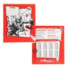 Тетрадь в клетку 18 листов, 5 видов МИКС, обложка мелованный картон, «Человек-паук» - Фото 3