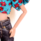 Кукла в пенале «Жаркое лето», джинсы и топ - Фото 5