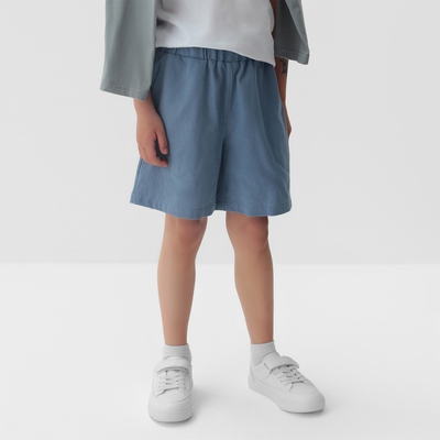 Шорты для мальчика KAFTAN: Summer cotton, голубые, размер 34 (122-128 см)