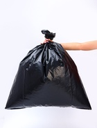 Мешки для мусора в рулоне UpakLand 160 л, черные, ПВД, толщина 40 мкм, 10 шт., 88×106 см - Фото 5