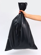 Мешки для мусора в рулоне «UpakLand» 60 л, черные, ПВД, толщина 40 мкм, 10 шт., 50×80 см - Фото 6