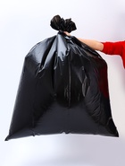 Мешки для мусора в рулоне «UpakLand» 300 л, черные, ПВД, толщина 40 мкм, 8 шт., 105×135 см - Фото 5