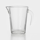 Кувшин ОСЗ «Белл», 1.2 л, стекло, прозрачный - Фото 1