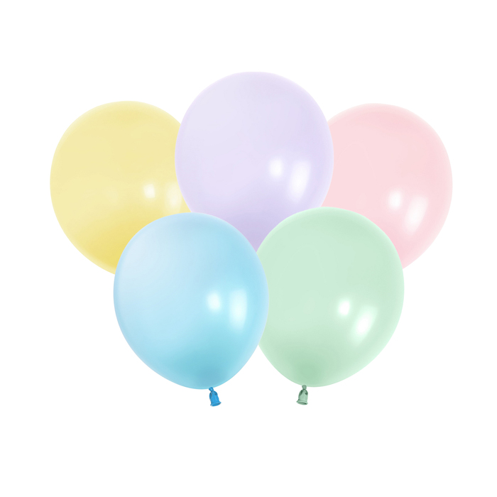 Воздушный шар латексный 5" «Пастельный», набор 25 шт., МИКС - Фото 1