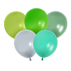 Воздушные шары латексные 5" «Военный-зеленый», 25 шт., МИКС - Фото 1