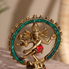 Сувенир "Натараджа" латунь, камень 10 см - Фото 2