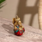 Сувенир "Ганеша" латунь, камень 5 см - Фото 3